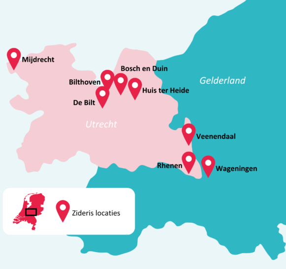 Zideris locaties plattegrond web 2026